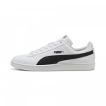 Бели мъжки кецове Puma 372605-02 – страничен изглед отляво с черна Puma лента