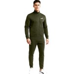 мъжки анцунг Puma Ess Sweat Suit Tr 684848 70 тъмнозелен, цял сет върху модел, изглед отпред