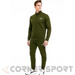 мъжки анцунг Puma Ess Sweat Suit Tr 684848 70 тъмнозелен, модел в изправена поза