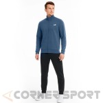 мъжки анцунг Puma Ess Sweat Suit Tr 684848 80 синьо горнище и черно долнище облечен модел
