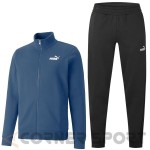 мъжки анцунг Puma Ess Sweat Suit Tr 684848 80 синьо горнище и черно долнище отпред