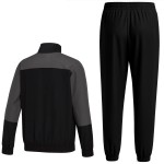 мъжки спортен екип Puma Colorblock Tracksuit 688173 01 в черно и сиво, изглед отзад