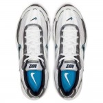 Мъжки маратонки бели със синя запетая Nike Initiator 394055 101 -  изглед отгоре