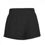 Дамски къси панталони Nike One Swsh HJ2195 010 в черно с еластичен колан изглед отзад